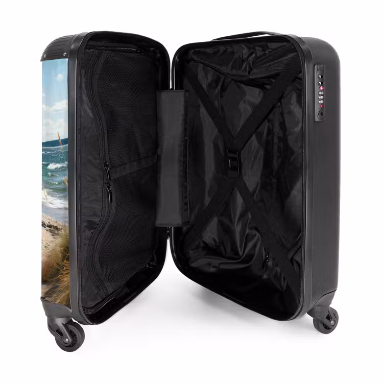 Duinen bij zee NBS - Handbagage koffer - Unisex middel -binnenkant