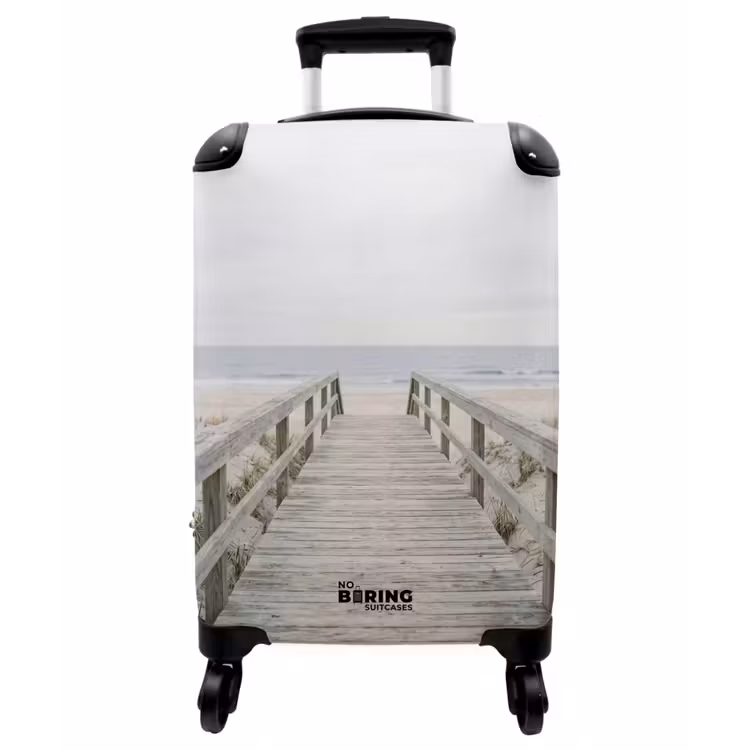 Koffer - Dünen – Holzsteg – Ozean - Duinen - Vlonder - Oceaan NBS - Handbagage koffer - Vrouwen middel