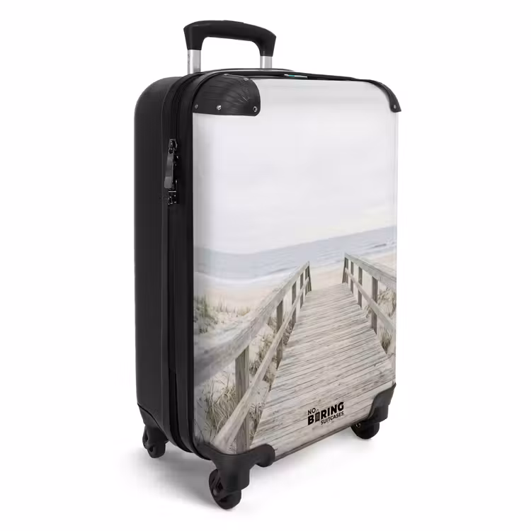 Koffer - Dünen – Holzsteg – Ozean - Duinen - Vlonder - Oceaan NBS - Handbagage koffer - Vrouwen middel