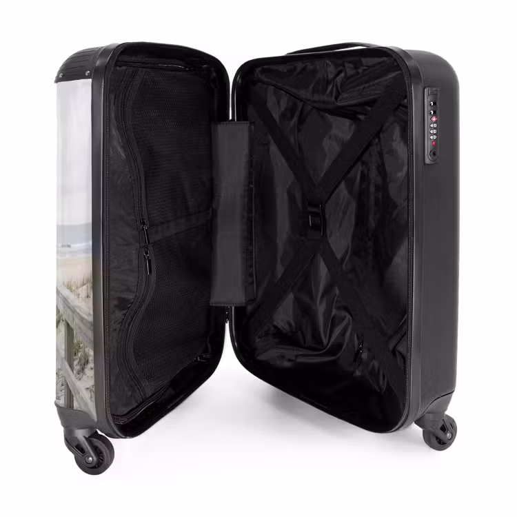 Koffer - Dünen – Holzsteg – Ozean - Duinen - Vlonder - Oceaan NBS - Handbagage koffer - Vrouwen middel