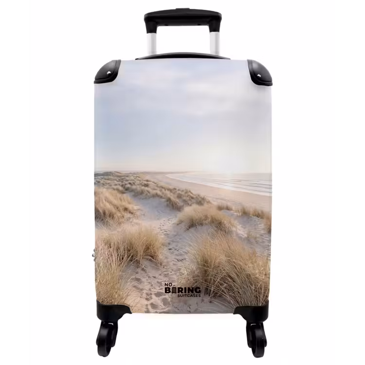 Koffer - Dünen – Strand – Beige - Duinen - Strand - Beige NBS - Handbagage koffer - Vrouwen middel
