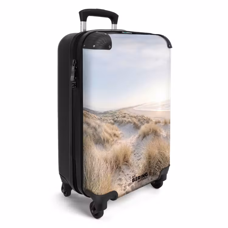 Koffer - Dünen – Strand – Beige - Duinen - Strand - Beige NBS - Handbagage koffer - Vrouwen middel