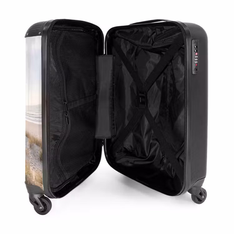 Koffer - Dünen – Strand – Beige - Duinen - Strand - Beige NBS - Handbagage koffer - Vrouwen middel