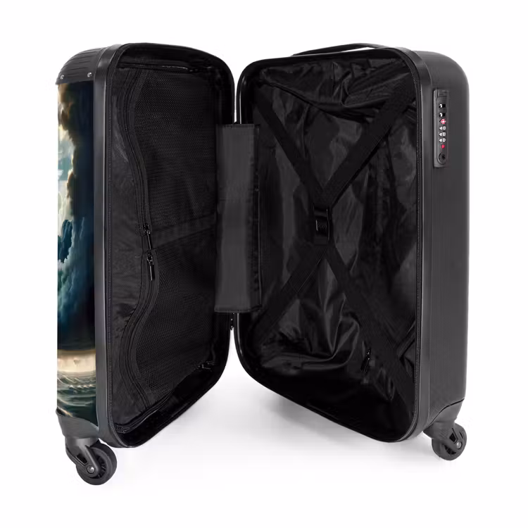 Duistere diamant NBS - Handbagage koffer - Unisex middel -binnenkant