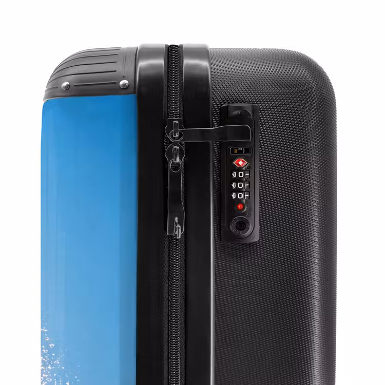 Koffer - Dusche – Wasser – Sommer – Blau - Douche - Water - Zomer - Blauw NBS - Handbagage koffer - Vrouwen middel