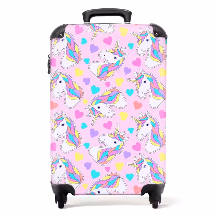 Eenhoorn euforie NBS - Handbagage koffer - Unisex middel -productfoto_recht
