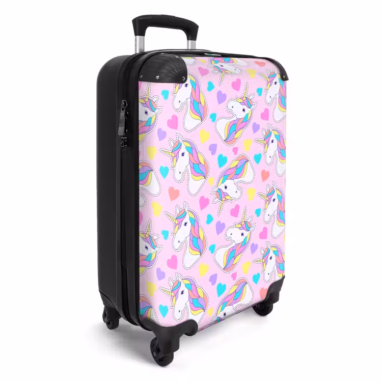 Eenhoorn euforie NBS - Handbagage koffer - Unisex middel -productfoto_3d