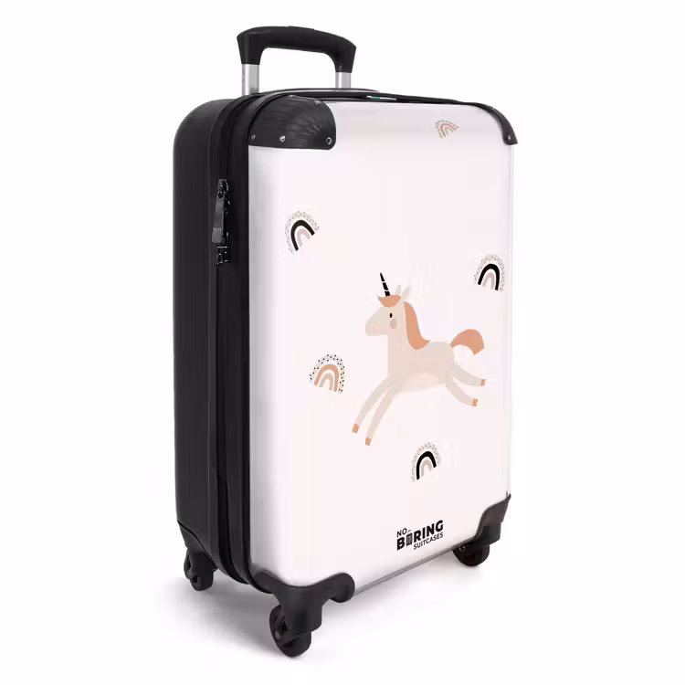 Eenhoorn Dromen NBS - Handbagage koffer - Unisex middel -productfoto_3d