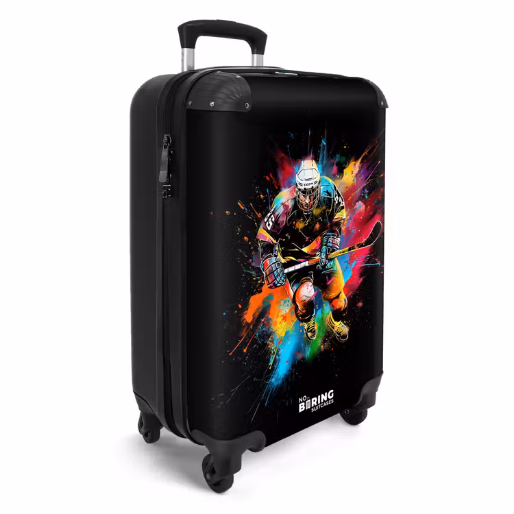 IJshockey met graffiti NBS - Handbagage koffer - Unisex middel -productfoto_3d
