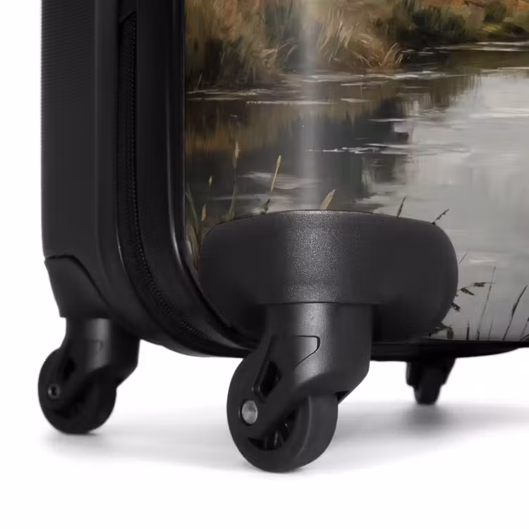 Koffer - Enten – Fluss – Landschaft – Flug – Nostalgisch - Eenden - Rivier - Landschap - Vlucht - Nostalgisch NBS - Handbagage koffer - Volwassenen Unisex middel