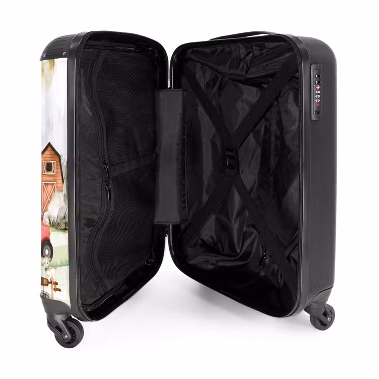 Boerderij belevenis NBS - Handbagage koffer - Unisex middel -binnenkant