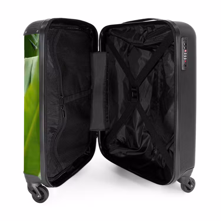 Koffer - Essen – Bananen – Plantage – Grün - Eten - Bananen - Plantage - Groen NBS - Handbagage koffer - Volwassenen Unisex middel
