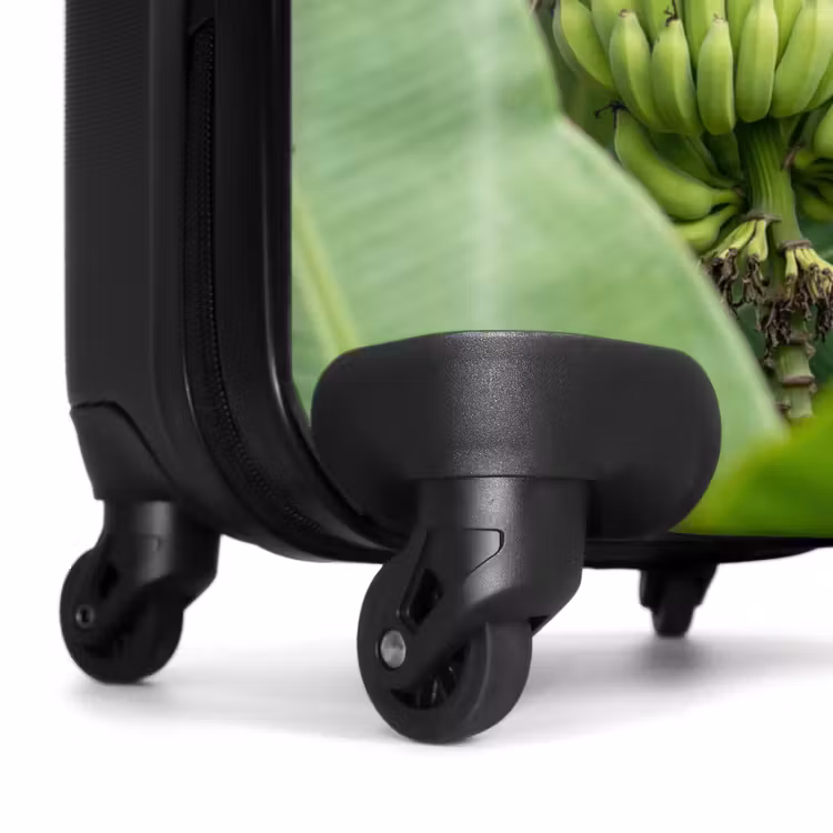 Koffer - Essen – Bananen – Plantage – Grün - Eten - Bananen - Plantage - Groen NBS - Handbagage koffer - Volwassenen Unisex middel