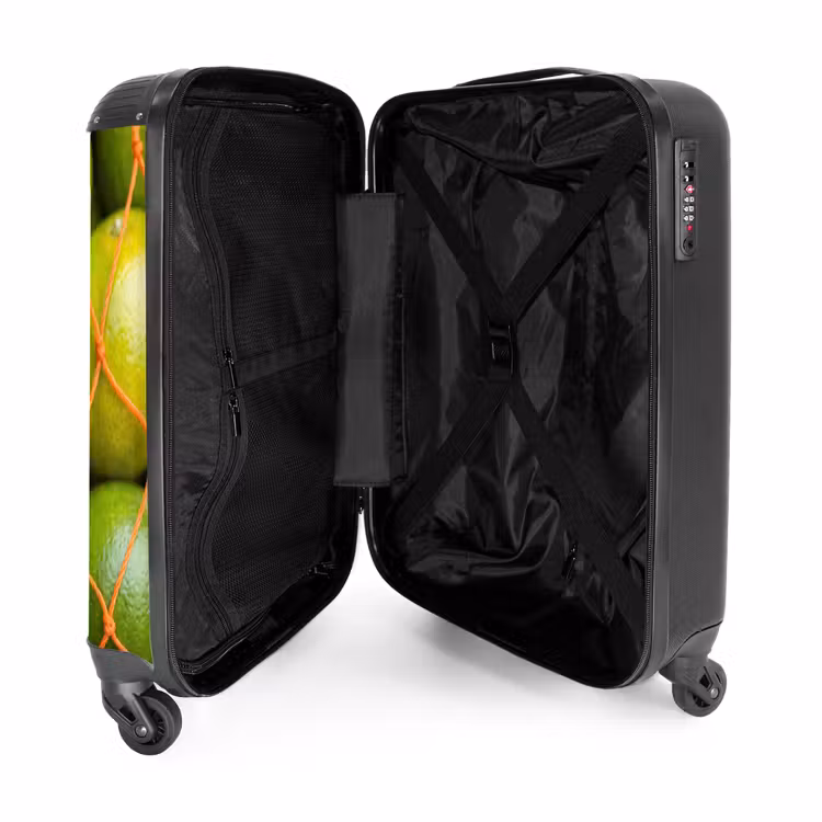 Koffer - Essen – Netz – Grün – Markt - Eten - Net - Groen - Markt NBS - Handbagage koffer - Volwassenen Unisex middel