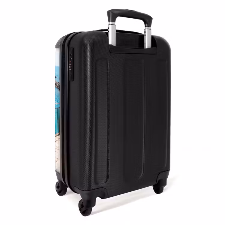 Koffer - Fahrzeug – Rosa – Küste – Sommer – Reisen - Voertuig - Roze - Kust - Zomer - Reizen NBS - Handbagage koffer - Vrouwen middel