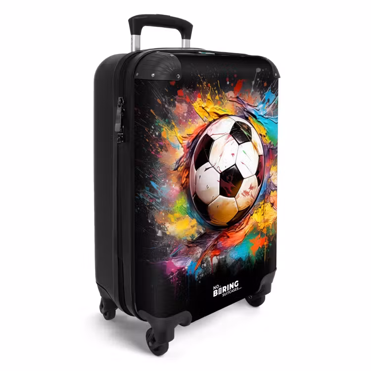 Verfklodder Voetbal NBS - Handbagage koffer - Unisex middel -productfoto_3d