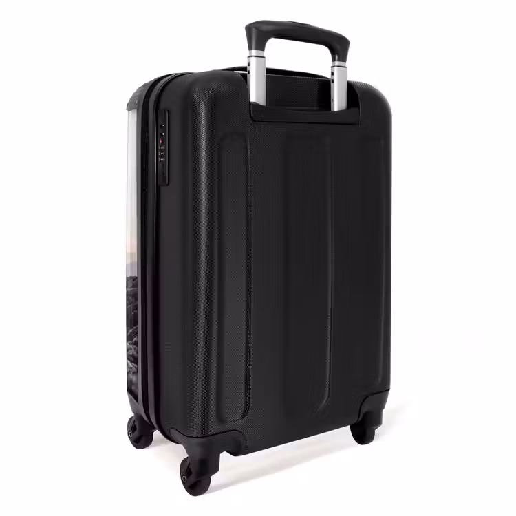 Koffer - Felsen – Leuchtturm – Weiß - Rotsen - Vuurtoren - Wit NBS - Handbagage koffer - Vrouwen middel