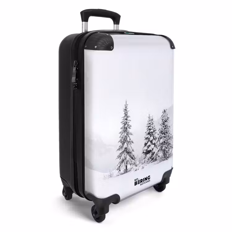 Koffer - Fichtensträucher – Schnee – Winter – Landschaft – Stille - Fijnsparren - Sneeuw - Winter - Landschap - Stilte NBS - Handbagage koffer - Volwassenen Unisex middel