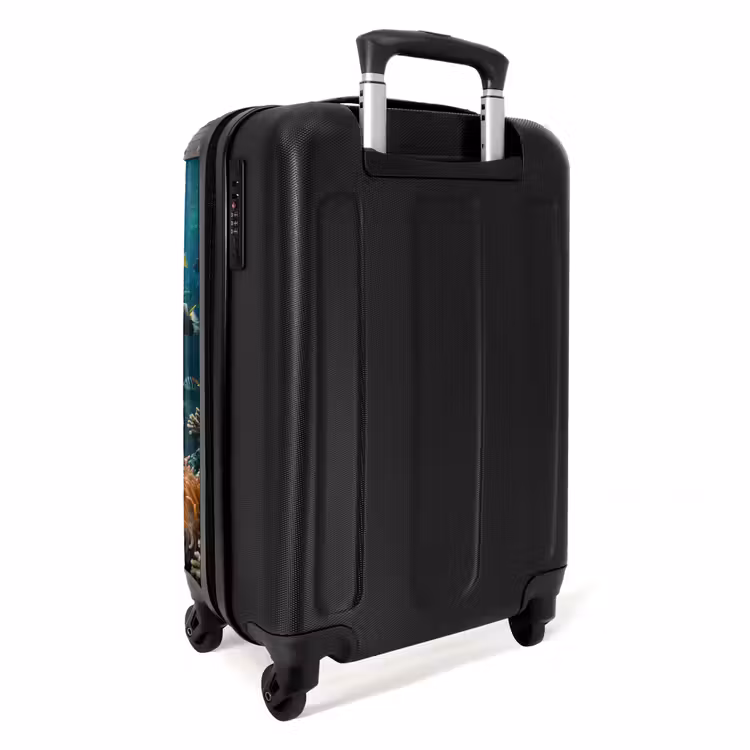 Koffer - Fisch – Koralle – Ozean – Natur – Farbenfroh - Vis - Koraal - Oceaan - Natuur - Kleurrijk NBS - Handbagage koffer - Volwassenen Unisex middel