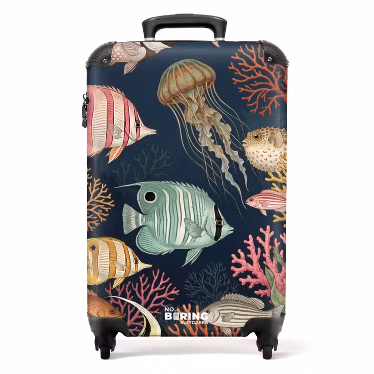 Koffer - Fisch – Koralle – Unterwasser – Illustration — 1