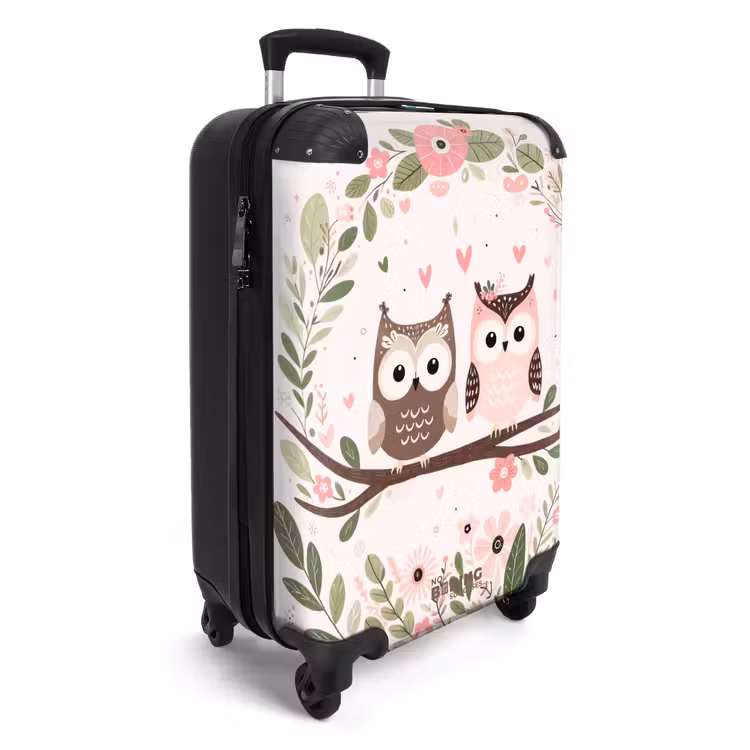 Fladderende flapuiltjes NBS - Handbagage koffer - Unisex middel -productfoto_3d