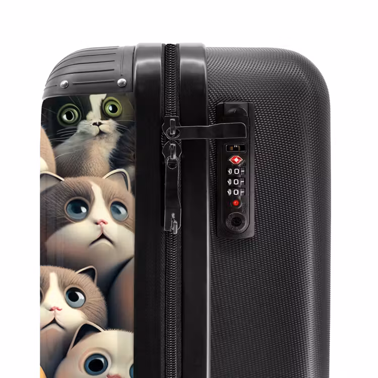 Lapjes Katjes NBS - Handbagage koffer - Unisex middel -slot