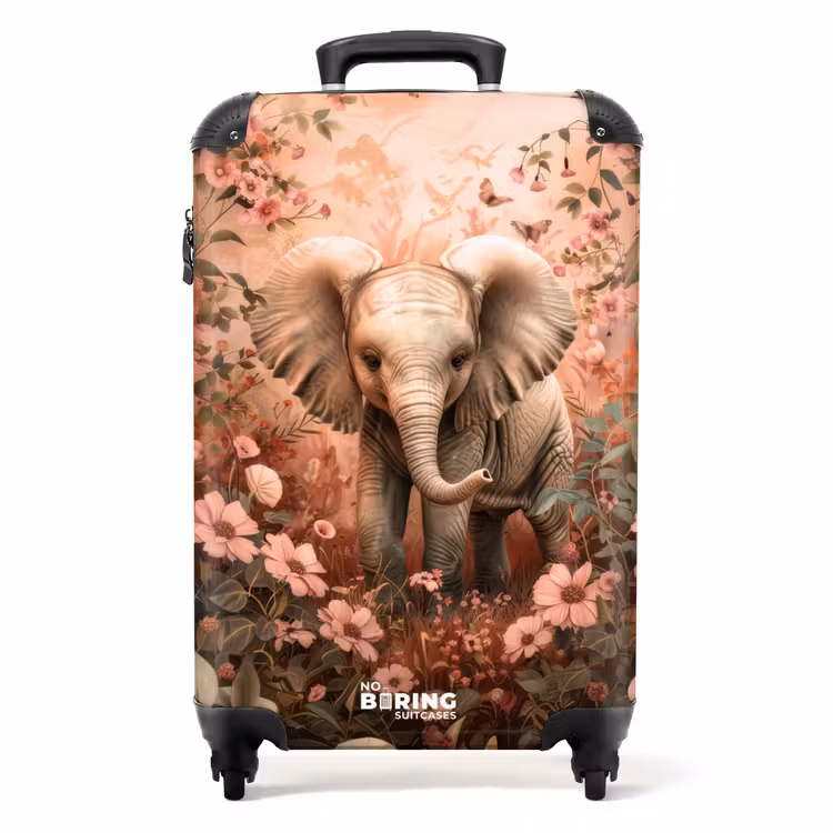 Flora flapoor NBS - Handbagage koffer - Unisex middel -productfoto_recht