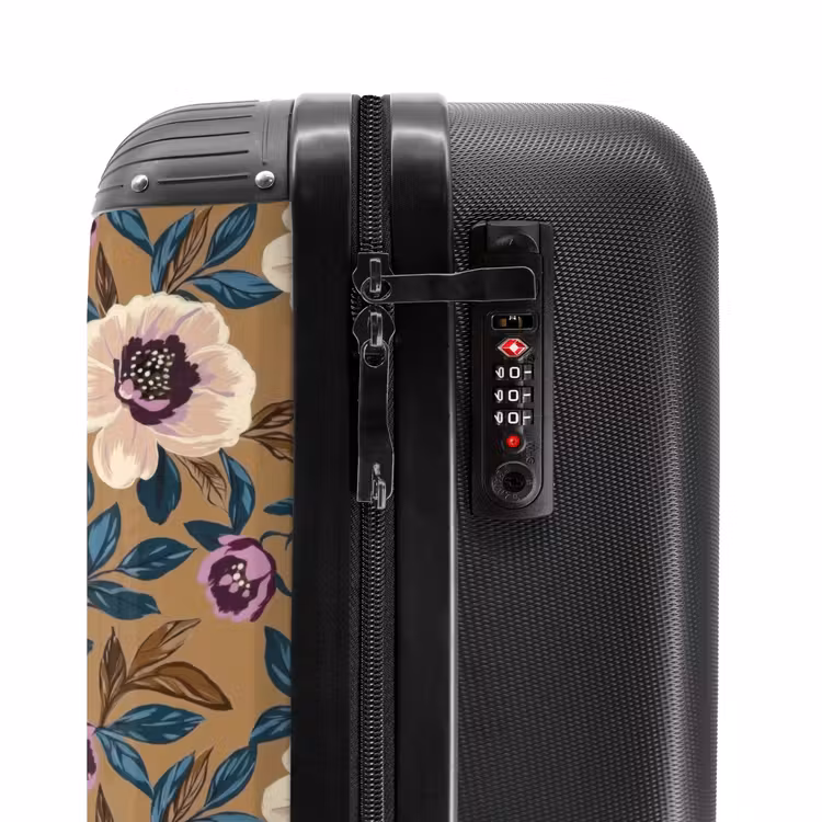 Floraal - Stilleven - Kleurrijk NBS - Handbagage koffer - Volwassenen Unisex middel -slot