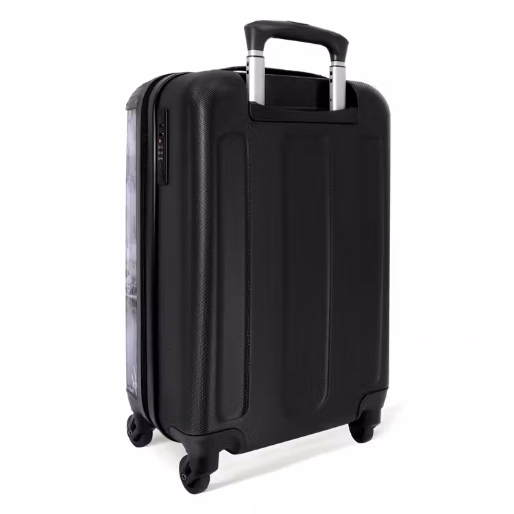 Koffer - Fluss – Schnee – Wald – Winter – Malerisch - Rivier - Sneeuw - Bos - Winter - Schilderachtig NBS - Handbagage koffer - Volwassenen Unisex middel
