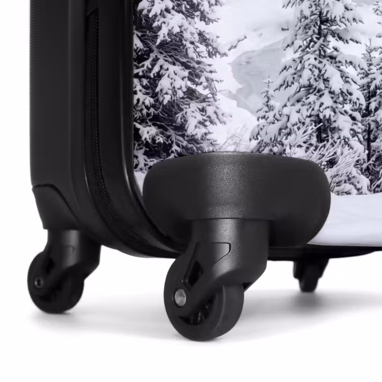 Koffer - Fluss – zugefroren – Landschaft – Winter - Rivier - Bevroren - Landschap - Winter NBS - Handbagage koffer - Volwassenen Unisex middel
