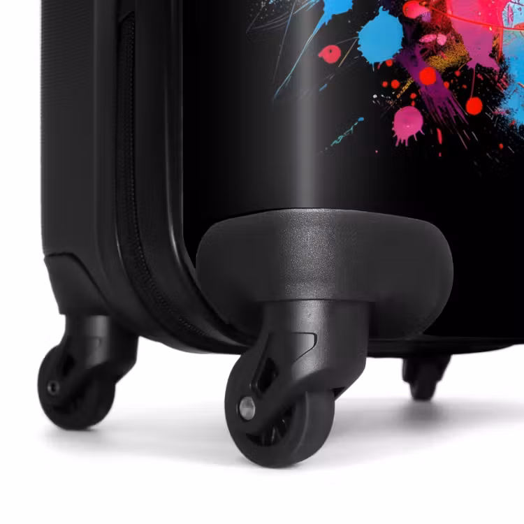 Formule 1 auto met graffiti NBS - Handbagage koffer - Unisex middel -wiel