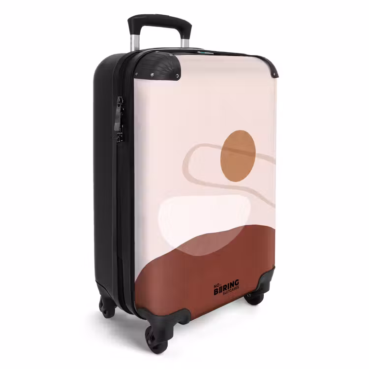 Koffer - Formen – Organisch – Kunst - Vormen - Organisch - Kunst NBS - Handbagage koffer - Vrouwen middel