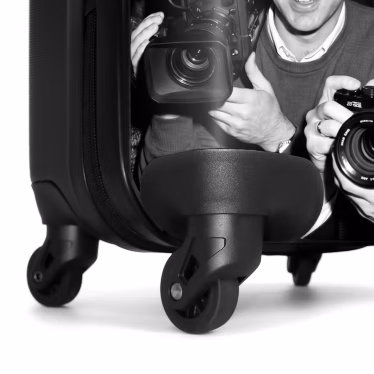 Koffer - Fotografen – Menschenmenge – Blitzlichter – Journalismus - Fotografen - Menigte - Flitsers - Journalistiek NBS - Handbagage koffer - Volwassenen Unisex middel