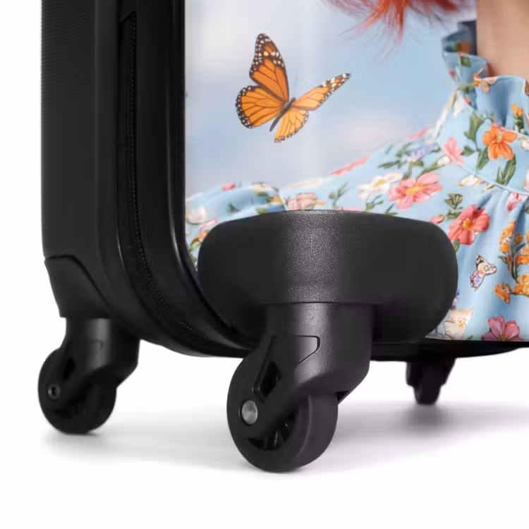 Koffer - Frau – Blumen – Sommer – Porträt – Farbenfroh - Vrouw - Bloemen - Zomer - Portret - Kleurrijk NBS - Handbagage koffer - Volwassenen Unisex middel