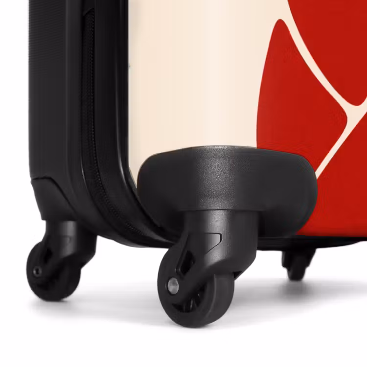 Koffer - Frau – Figur – Abstrakt – Modern – Rot - Vrouw - Figuur - Abstract - Modern - Rood NBS - Handbagage koffer - Vrouwen middel