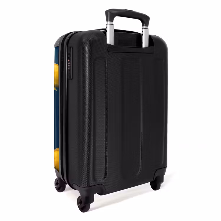 Koffer - Frau – Fisch – Wasser – Natur – Gelb - Vrouw - Vis - Water - Natuur - Geel NBS - Handbagage koffer - Vrouwen middel