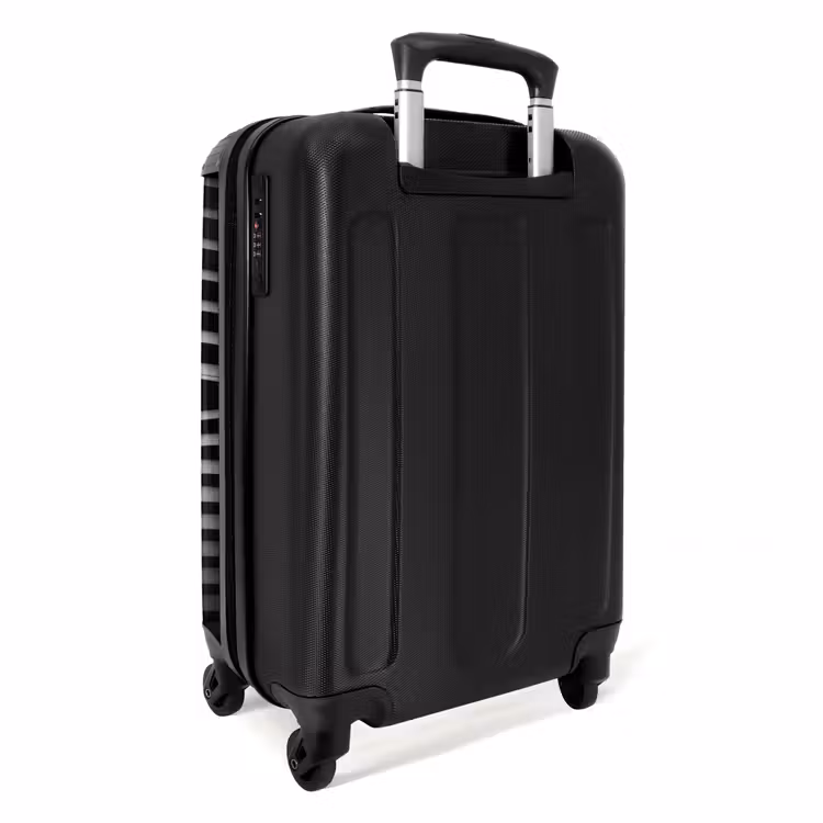 Koffer - Frau – Jalousien – Porträt – Schwarz-Weiß - Vrouw - Jaloezieën - Portret - Zwart-wit NBS - Handbagage koffer - Volwassenen Unisex middel
