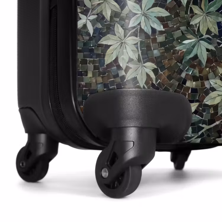 Koffer - Frau – Klassisch – Mosaik – Natur – Grün - Vrouw - Klassiek - Mozaiëk - Natuur - Groen NBS - Handbagage koffer - Volwassenen Unisex middel