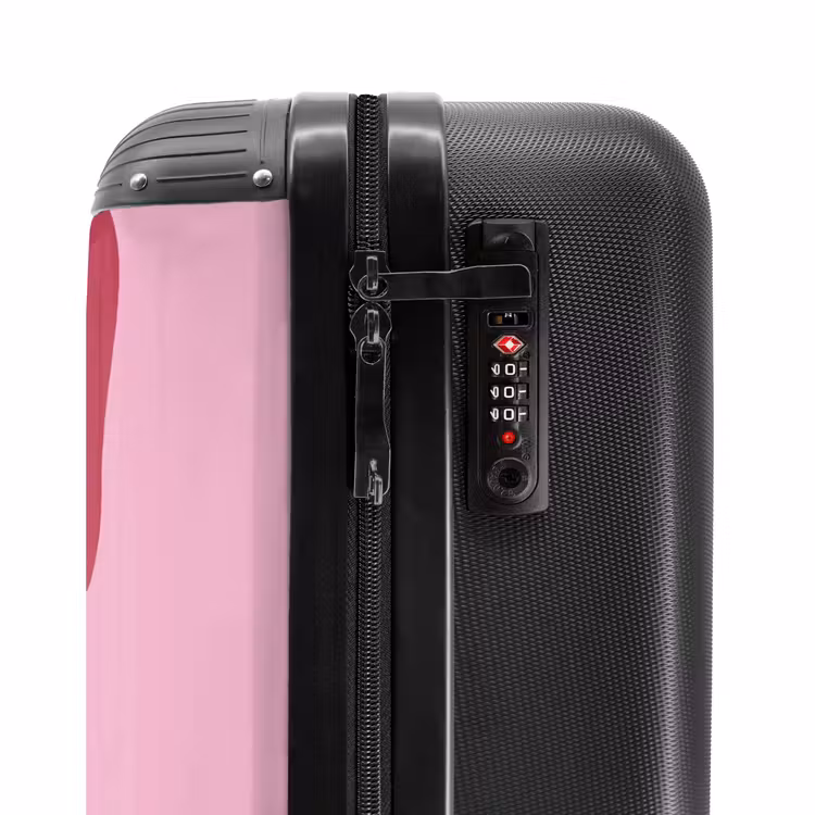 Koffer - Frau – Körper – Abstrakt – Rosa - Vrouw - Lichaam - Abstract - Roze NBS - Handbagage koffer - Vrouwen middel