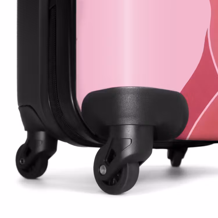 Koffer - Frau – Körper – Abstrakt – Rosa - Vrouw - Lichaam - Abstract - Roze NBS - Handbagage koffer - Vrouwen middel