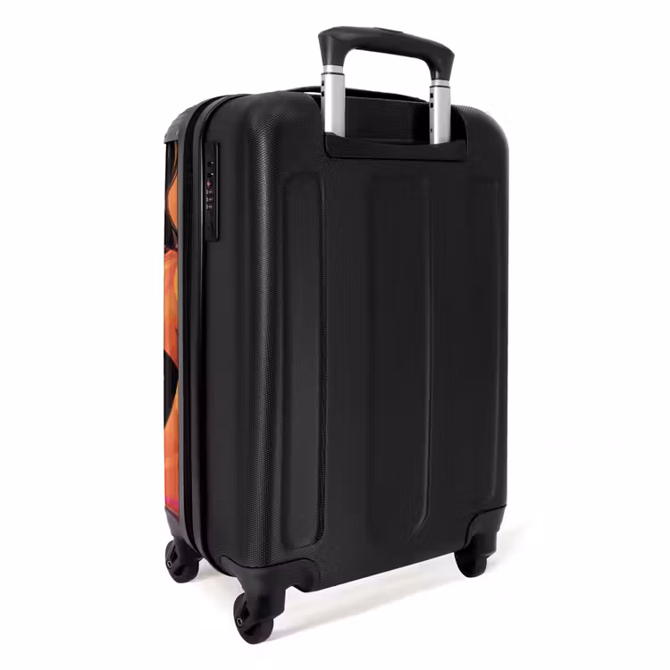 Koffer - Frau – Porträt – Abstrakt – Modern – Farbenfroh - Vrouw - Portret - Abstract - Modern - Kleurrijk NBS - Handbagage koffer - Vrouwen middel