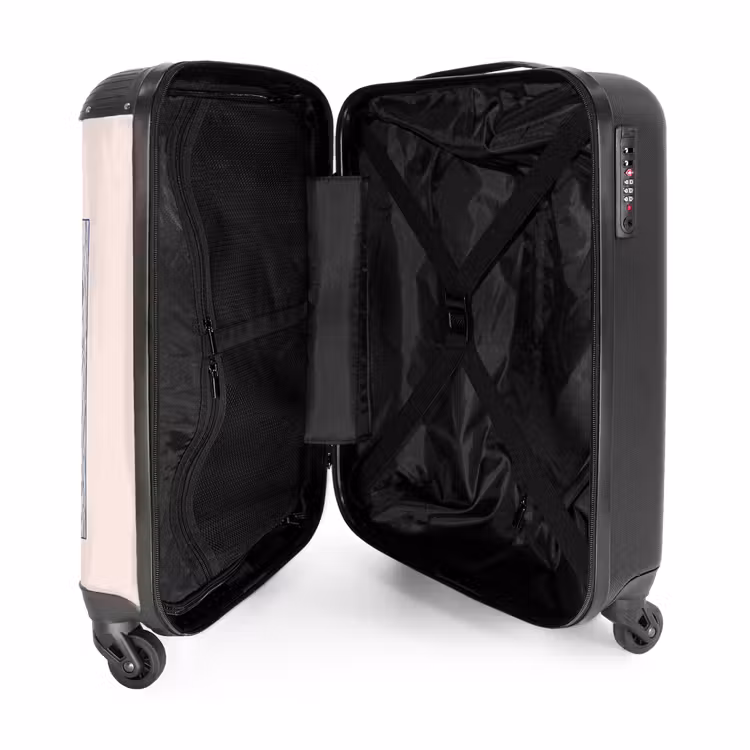 Koffer - Freizeit – Kleidung – Abenteuer – Illustration – Sommer - Recreatie - Kleding - Avontuur - Illustratie - Zomer NBS - Handbagage koffer - Volwassenen Unisex middel