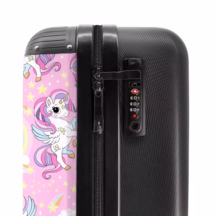 Vrolijke Eenhoorn Parade NBS - Handbagage koffer - Unisex middel -slot