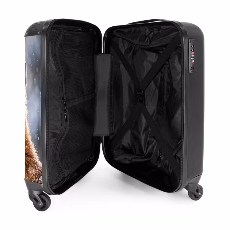 Koffer - Fuchs – Schneefall – Porträt – Winter – Stimmungsvoll - Vos - Sneeuwval - Portret - Winter - Sfeervol NBS - Handbagage koffer - Volwassenen Unisex middel