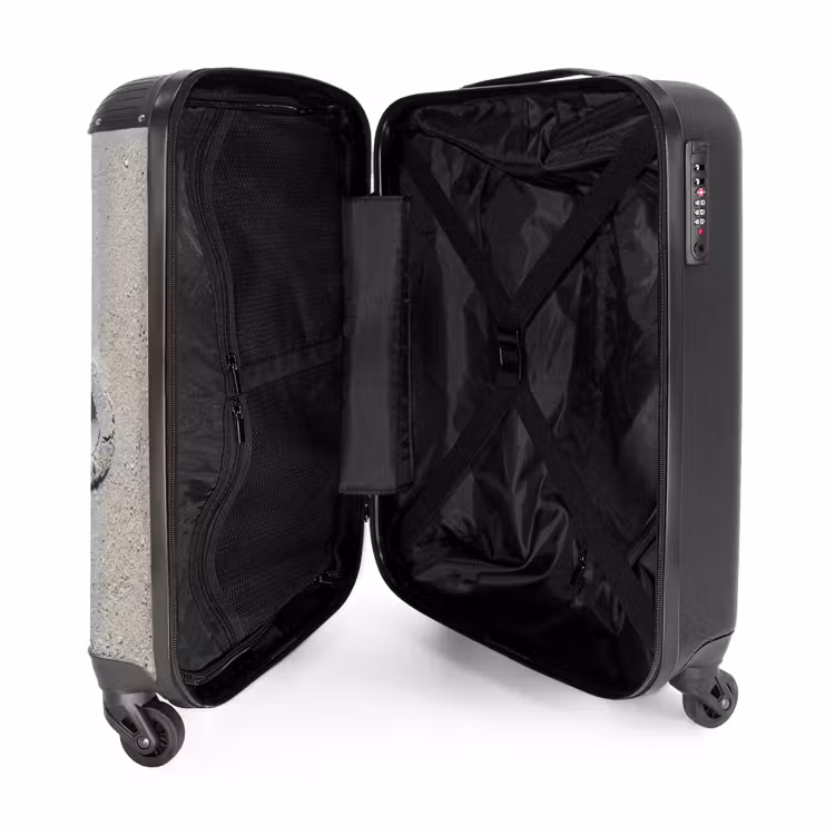 Voeten - Zand - Zee NBS - Handbagage koffer - Volwassenen Unisex middel -binnenkant