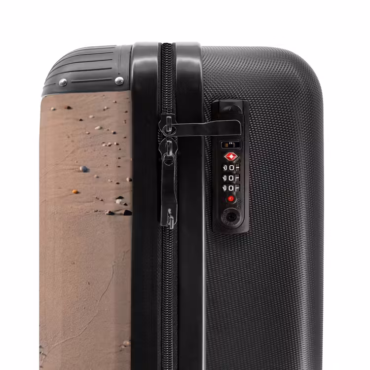 Voetstappen - Vloedlijn - Zee NBS - Handbagage koffer - Volwassenen Unisex middel -slot