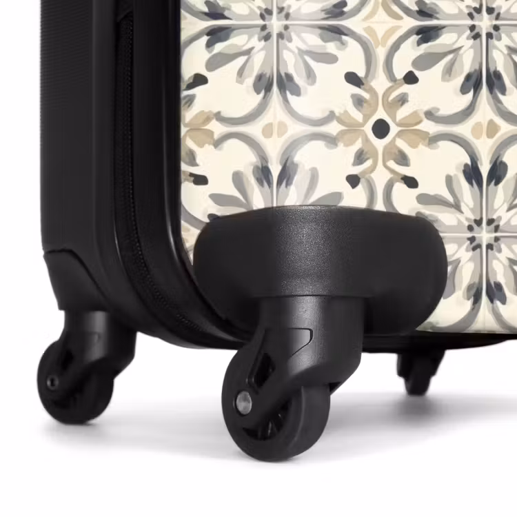 Floraal - Patroon - Kleurrijk NBS - Handbagage koffer - Volwassenen Unisex middel -wiel