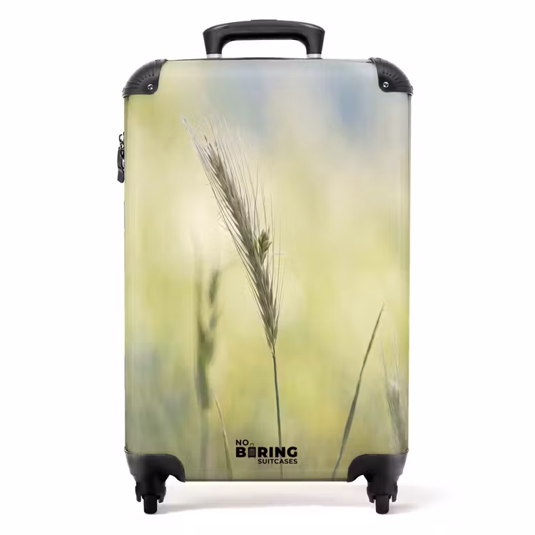 Koffer - Getreide – Ähre – Natur – Grün – Detail - Graan - Aar - Natuur - Groen - Detail NBS - Handbagage koffer - Volwassenen Unisex middel