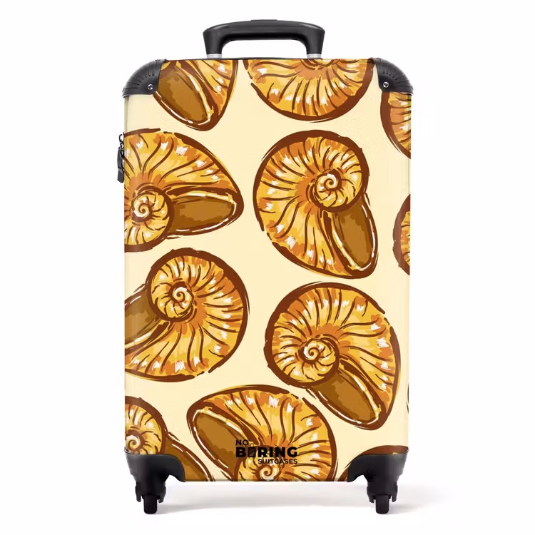 Gouden schelpen NBS - Handbagage koffer - Volwassenen Unisex middel -productfoto_recht