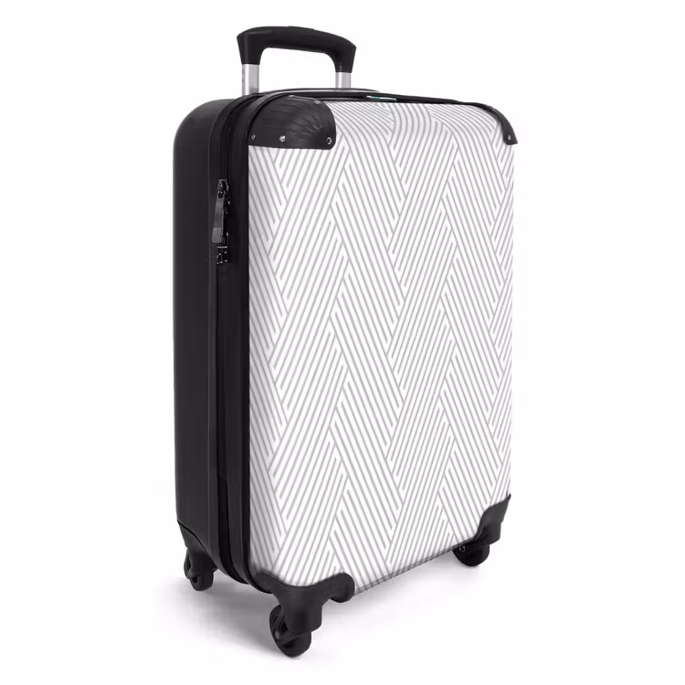 Grafisch - Patroon - Modern NBS - Handbagage koffer - Kinderen Unisex middel 644 -productfoto_3d